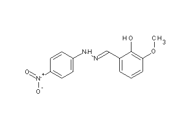 2-methoxy-6-[2-(4-nitrophenyl)carbonohydrazonoyl]phenol