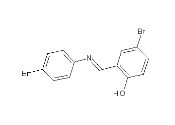 4-bromo-2-{[(4-bromophenyl)imino]methyl}phenol - Click Image to Close