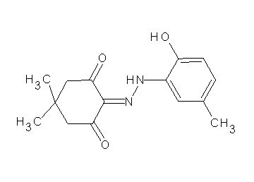 2-[(2-hydroxy-5-methylphenyl)hydrazono]-5,5-dimethyl-1,3-cyclohexanedione - Click Image to Close