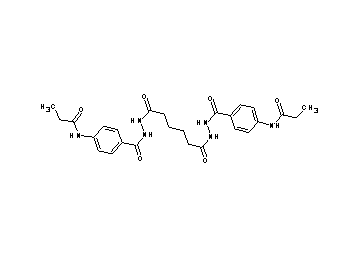 N,N'-[(1,6-dioxo-1,6-hexanediyl)bis(2,1-hydrazinediylcarbonyl-4,1-phenylene)]dipropanamide - Click Image to Close