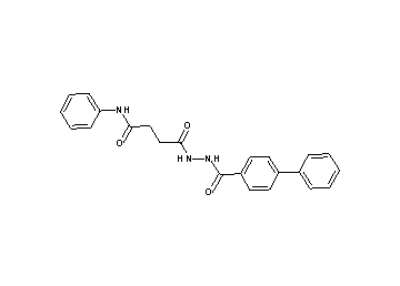 4-[2-(4-biphenylylcarbonyl)hydrazino]-4-oxo-N-phenylbutanamide - Click Image to Close
