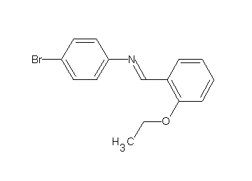 (4-bromophenyl)(2-ethoxybenzylidene)amine - Click Image to Close