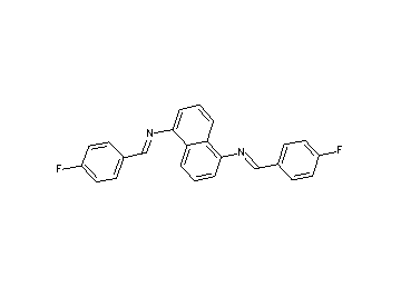 N,N'-bis(4-fluorobenzylidene)-1,5-naphthalenediamine - Click Image to Close