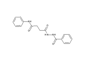 4-(2-benzoylhydrazino)-4-oxo-N-phenylbutanamide - Click Image to Close