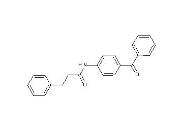 N-(4-benzoylphenyl)-3-phenylpropanamide - Click Image to Close