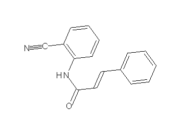 N-(2-cyanophenyl)-3-phenylacrylamide - Click Image to Close