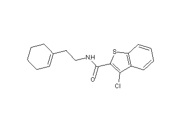 3-chloro-N-[2-(1-cyclohexen-1-yl)ethyl]-1-benzothiophene-2-carboxamide - Click Image to Close