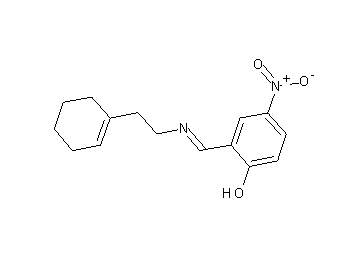 2-({[2-(1-cyclohexen-1-yl)ethyl]imino}methyl)-4-nitrophenol - Click Image to Close