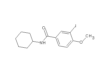 N-cyclohexyl-3-iodo-4-methoxybenzamide - Click Image to Close