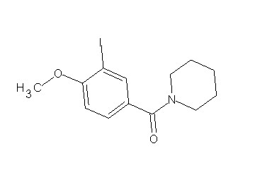 1-(3-iodo-4-methoxybenzoyl)piperidine