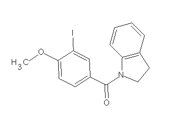 1-(3-iodo-4-methoxybenzoyl)indoline