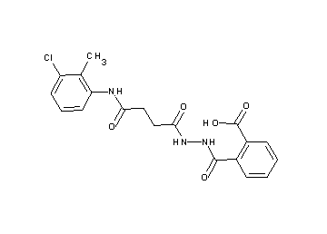 2-[(2-{4-[(3-chloro-2-methylphenyl)amino]-4-oxobutanoyl}hydrazino)carbonyl]benzoic acid - Click Image to Close