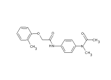 N-{4-[acetyl(methyl)amino]phenyl}-2-(2-methylphenoxy)acetamide