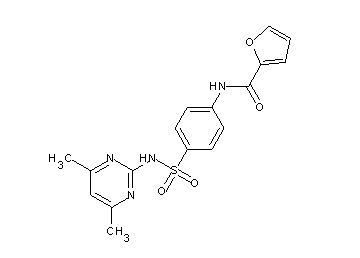 N-(4-{[(4,6-dimethyl-2-pyrimidinyl)amino]sulfonyl}phenyl)-2-furamide