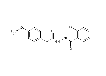 2-bromo-N'-[(4-methoxyphenyl)acetyl]benzohydrazide - Click Image to Close