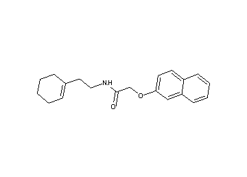 N-[2-(1-cyclohexen-1-yl)ethyl]-2-(2-naphthyloxy)acetamide