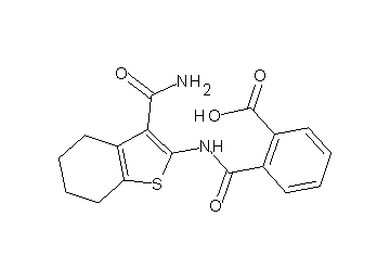 2-({[3-(aminocarbonyl)-4,5,6,7-tetrahydro-1-benzothien-2-yl]amino}carbonyl)benzoic acid - Click Image to Close