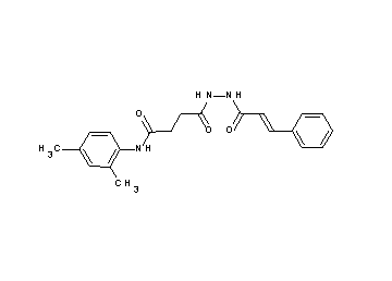 4-(2-cinnamoylhydrazino)-N-(2,4-dimethylphenyl)-4-oxobutanamide
