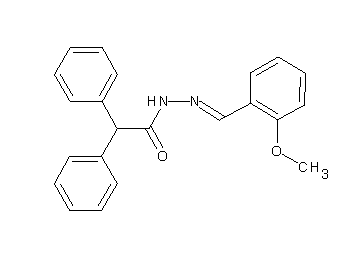 N'-(2-methoxybenzylidene)-2,2-diphenylacetohydrazide - Click Image to Close