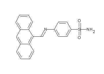 4-[(9-anthrylmethylene)amino]benzenesulfonamide - Click Image to Close