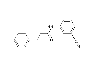 N-(3-cyanophenyl)-3-phenylpropanamide - Click Image to Close