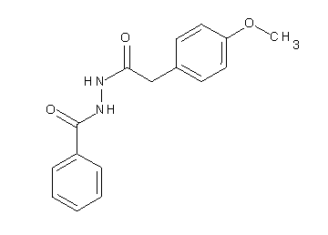 N'-[2-(4-methoxyphenyl)acetyl]benzohydrazide - Click Image to Close