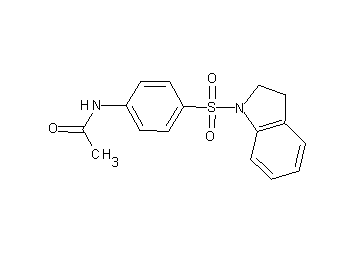 N-[4-(2,3-dihydro-1H-indol-1-ylsulfonyl)phenyl]acetamide - Click Image to Close