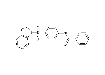 N-[4-(2,3-dihydro-1H-indol-1-ylsulfonyl)phenyl]benzamide - Click Image to Close