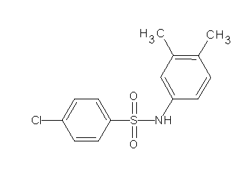 4-chloro-N-(3,4-dimethylphenyl)benzenesulfonamide - Click Image to Close