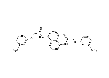 N,N'-1,5-naphthalenediylbis[2-(3-methylphenoxy)acetamide] - Click Image to Close
