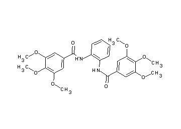 N,N'-1,2-phenylenebis(3,4,5-trimethoxybenzamide) - Click Image to Close