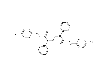 N,N'-1,2-ethanediylbis[2-(4-chlorophenoxy)-N-phenylacetamide] - Click Image to Close