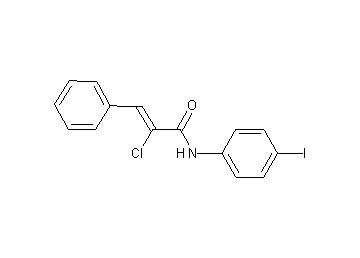 2-chloro-N-(4-iodophenyl)-3-phenylacrylamide - Click Image to Close