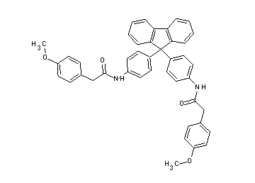 N,N'-[9H-fluorene-9,9-diylbis(4,1-phenylene)]bis[2-(4-methoxyphenyl)acetamide] - Click Image to Close