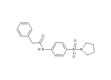 2-phenyl-N-[4-(1-pyrrolidinylsulfonyl)phenyl]acetamide - Click Image to Close