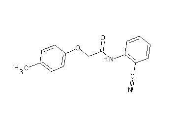 N-(2-cyanophenyl)-2-(4-methylphenoxy)acetamide - Click Image to Close