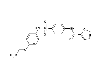 N-(4-{[(4-ethoxyphenyl)amino]sulfonyl}phenyl)-2-furamide