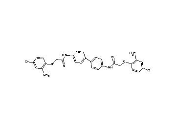 N,N'-4,4'-biphenyldiylbis[2-(4-chloro-2-methylphenoxy)acetamide] - Click Image to Close