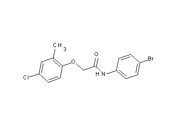 N-(4-bromophenyl)-2-(4-chloro-2-methylphenoxy)acetamide - Click Image to Close