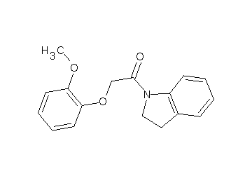 1-[(2-methoxyphenoxy)acetyl]indoline - Click Image to Close