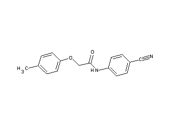 N-(4-cyanophenyl)-2-(4-methylphenoxy)acetamide - Click Image to Close