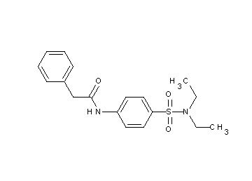 N-{4-[(diethylamino)sulfonyl]phenyl}-2-phenylacetamide - Click Image to Close