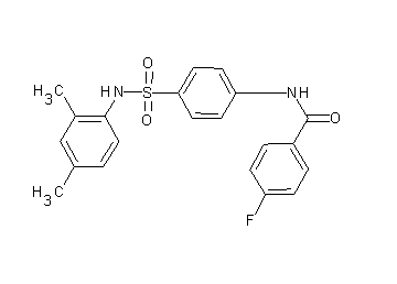 N-(4-{[(2,4-dimethylphenyl)amino]sulfonyl}phenyl)-4-fluorobenzamide - Click Image to Close