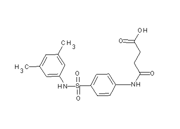 4-[(4-{[(3,5-dimethylphenyl)amino]sulfonyl}phenyl)amino]-4-oxobutanoic acid - Click Image to Close