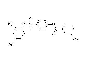 N-(4-{[(2,4-dimethylphenyl)amino]sulfonyl}phenyl)-3-methylbenzamide - Click Image to Close