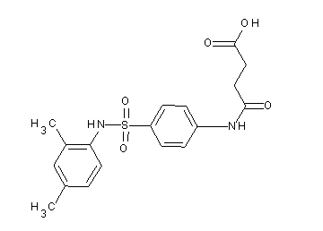 4-[(4-{[(2,4-dimethylphenyl)amino]sulfonyl}phenyl)amino]-4-oxobutanoic acid - Click Image to Close
