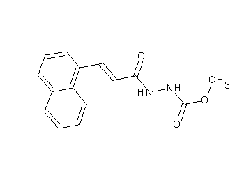 methyl 2-[3-(1-naphthyl)acryloyl]hydrazinecarboxylate - Click Image to Close