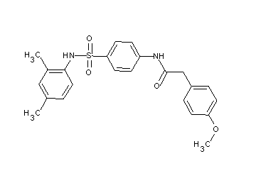 N-(4-{[(2,4-dimethylphenyl)amino]sulfonyl}phenyl)-2-(4-methoxyphenyl)acetamide - Click Image to Close