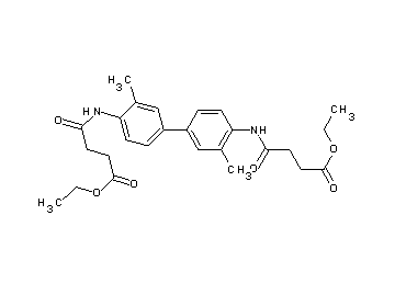 diethyl 4,4'-[(3,3'-dimethyl-4,4'-biphenyldiyl)di(imino)]bis(4-oxobutanoate)