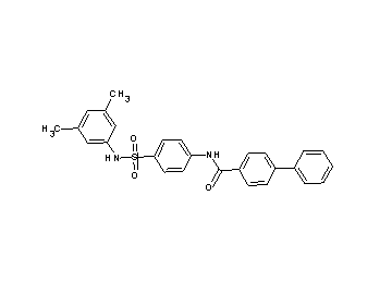 N-(4-{[(3,5-dimethylphenyl)amino]sulfonyl}phenyl)-4-biphenylcarboxamide - Click Image to Close